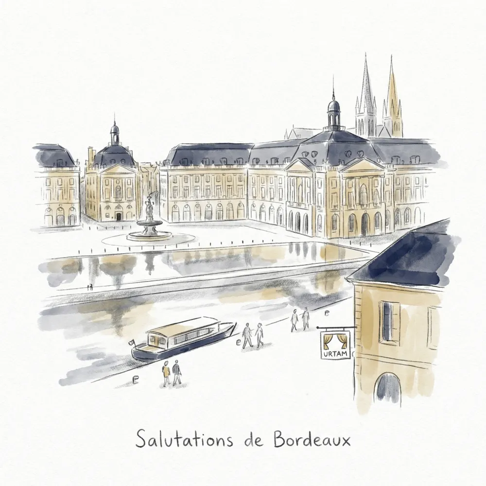 Illustration Bordeaux siège URTAM Formation management